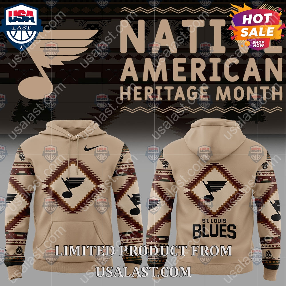 St. Louis Blues NHL Native American Heritage Month - Adult & Kids T-Shirts, Sweatshirts & Hoodies apparel design preview 1