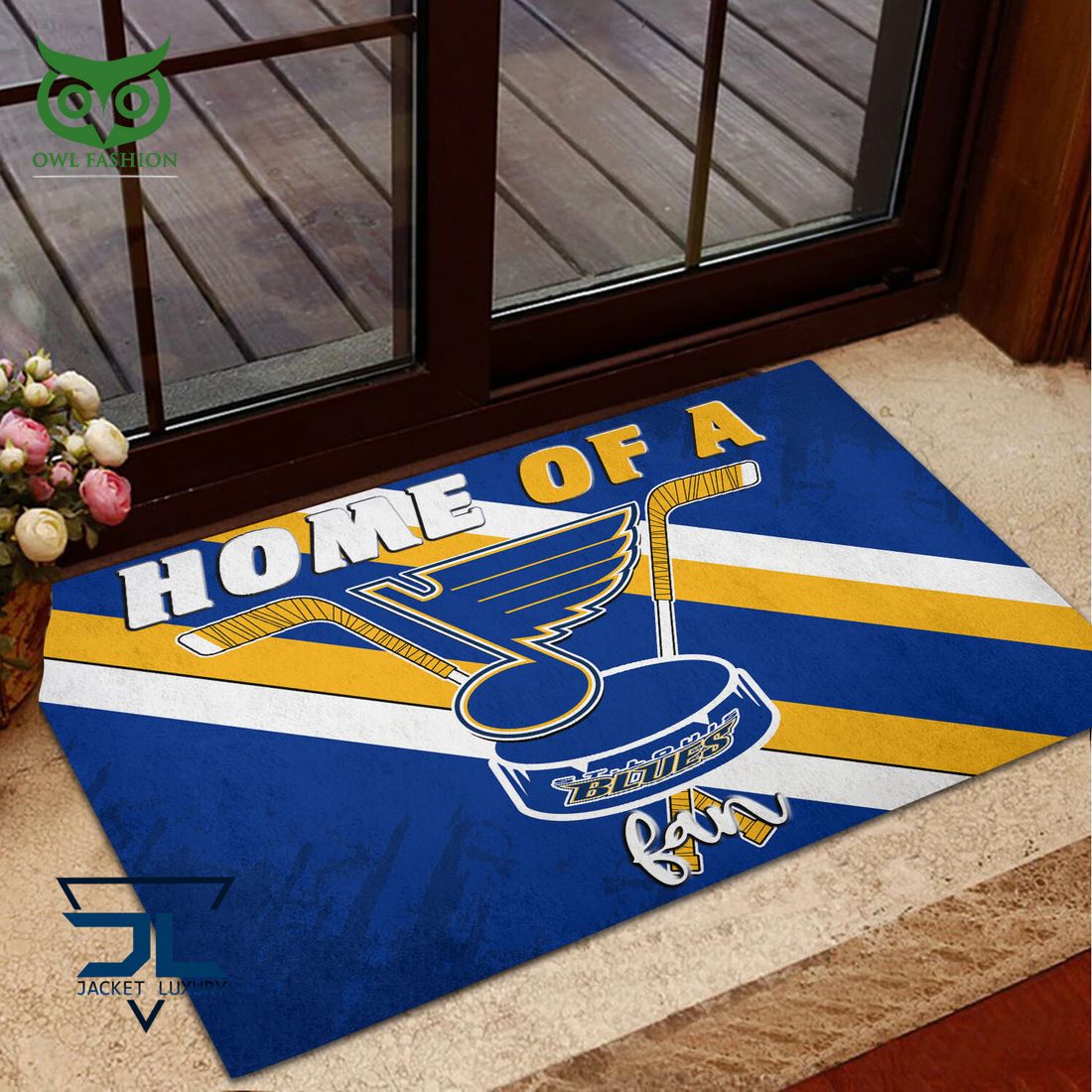 St Louis Blues NHL Team Doormat - Adult & Kids T-Shirts, Sweatshirts & Hoodies apparel design preview 1