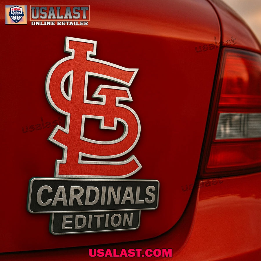 St. Louis Cardinals Edition Custom 3D Car Badge - Adult & Kids T-Shirts, Sweatshirts & Hoodies apparel design preview 1