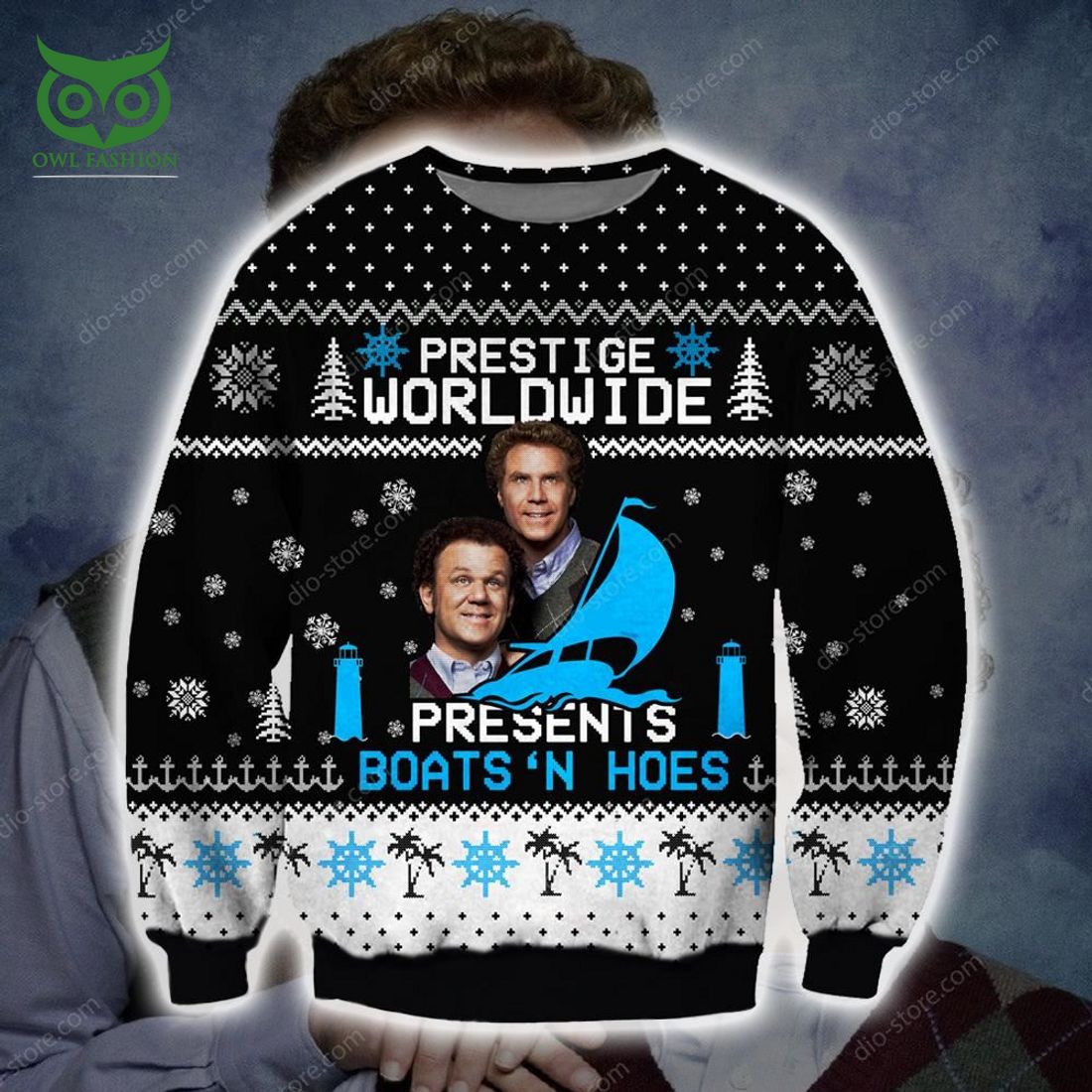 Step Brothers Knitting Pattern 3d Print Ugly Sweater - Adult & Kids T-Shirts, Sweatshirts & Hoodies apparel design preview 1