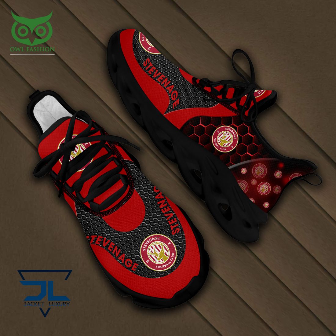 Stevenage Football Club EFL Team Max Soul Sneakers - Adult & Kids T-Shirts, Sweatshirts & Hoodies apparel design preview 1