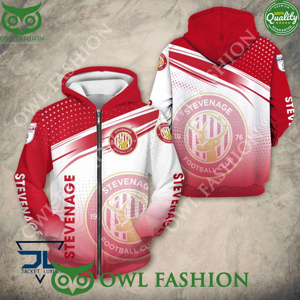 Stevenage Football Club New Design 2024 EFL - Adult & Kids T-Shirts, Sweatshirts & Hoodies apparel design preview 1