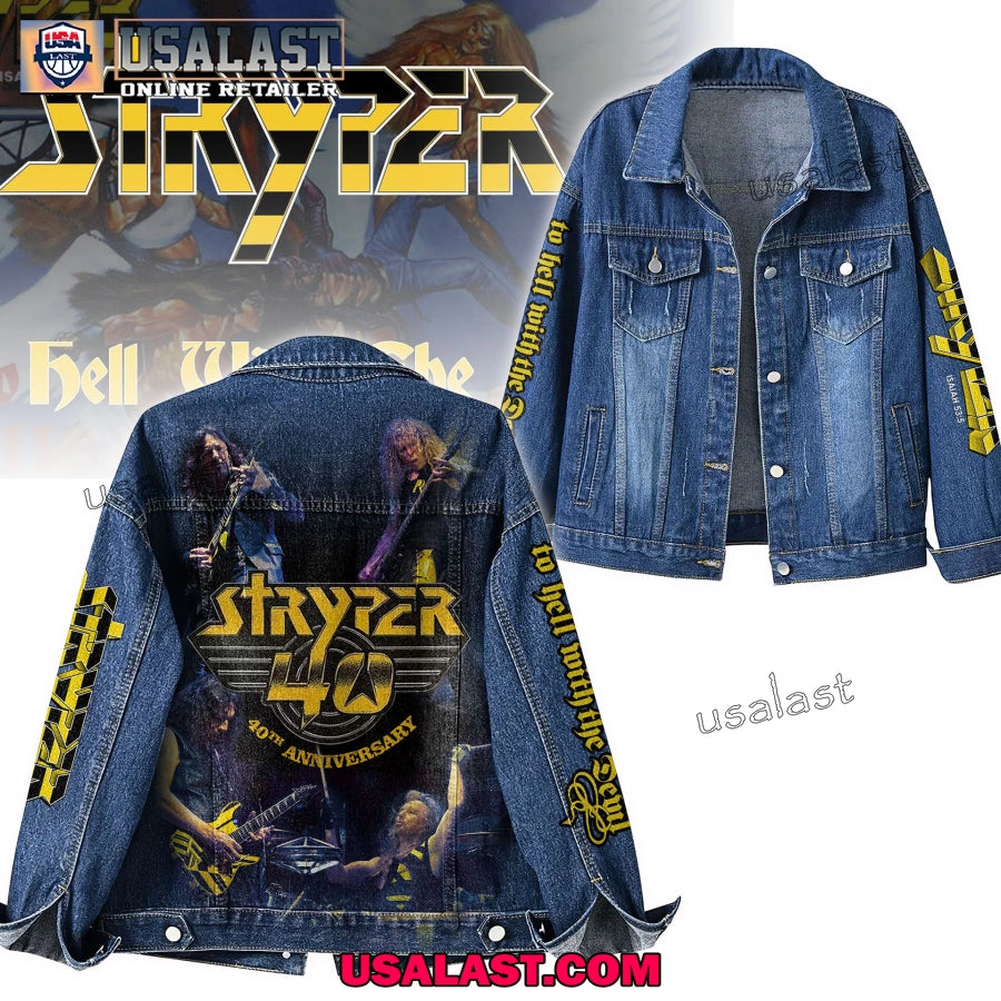 Stryper Metal Band 40th Anniversary Jean Jacket - Adult & Kids T-Shirts, Sweatshirts & Hoodies apparel design preview 1