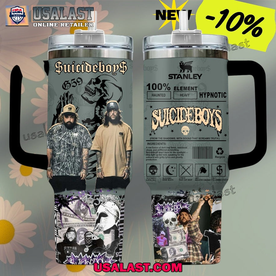 Suicideboys Hip Hop Limited Edition 40oz Tumbler - Adult & Kids T-Shirts, Sweatshirts & Hoodies apparel design preview 1