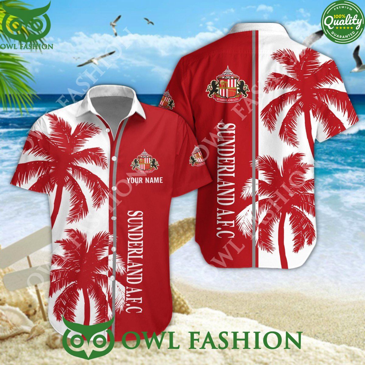 Sunderland Summer Beach Tropical Coconut Tree 2024 - Adult & Kids T-Shirts, Sweatshirts & Hoodies apparel design preview 1
