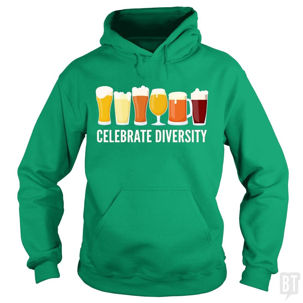 Celebrate Beer Diversity - Adult & Kids T-Shirts, Sweatshirts & Hoodies apparel design preview 1