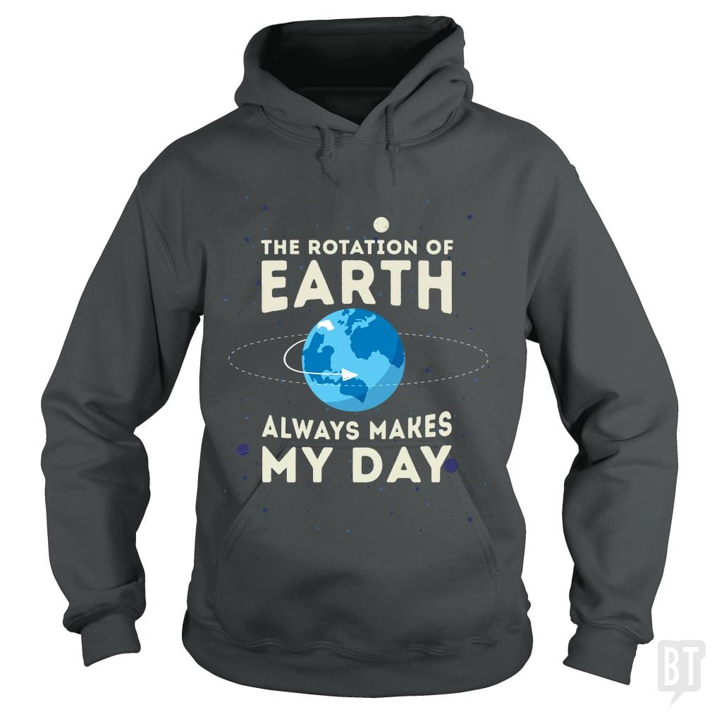 Earth Rotation - Adult & Kids T-Shirts, Sweatshirts & Hoodies apparel design preview 1