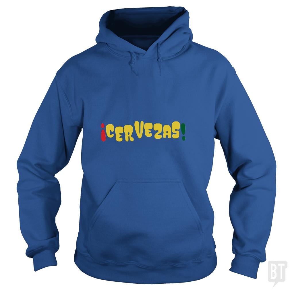 Cervezas! - Adult & Kids T-Shirts, Sweatshirts & Hoodies apparel design preview 1
