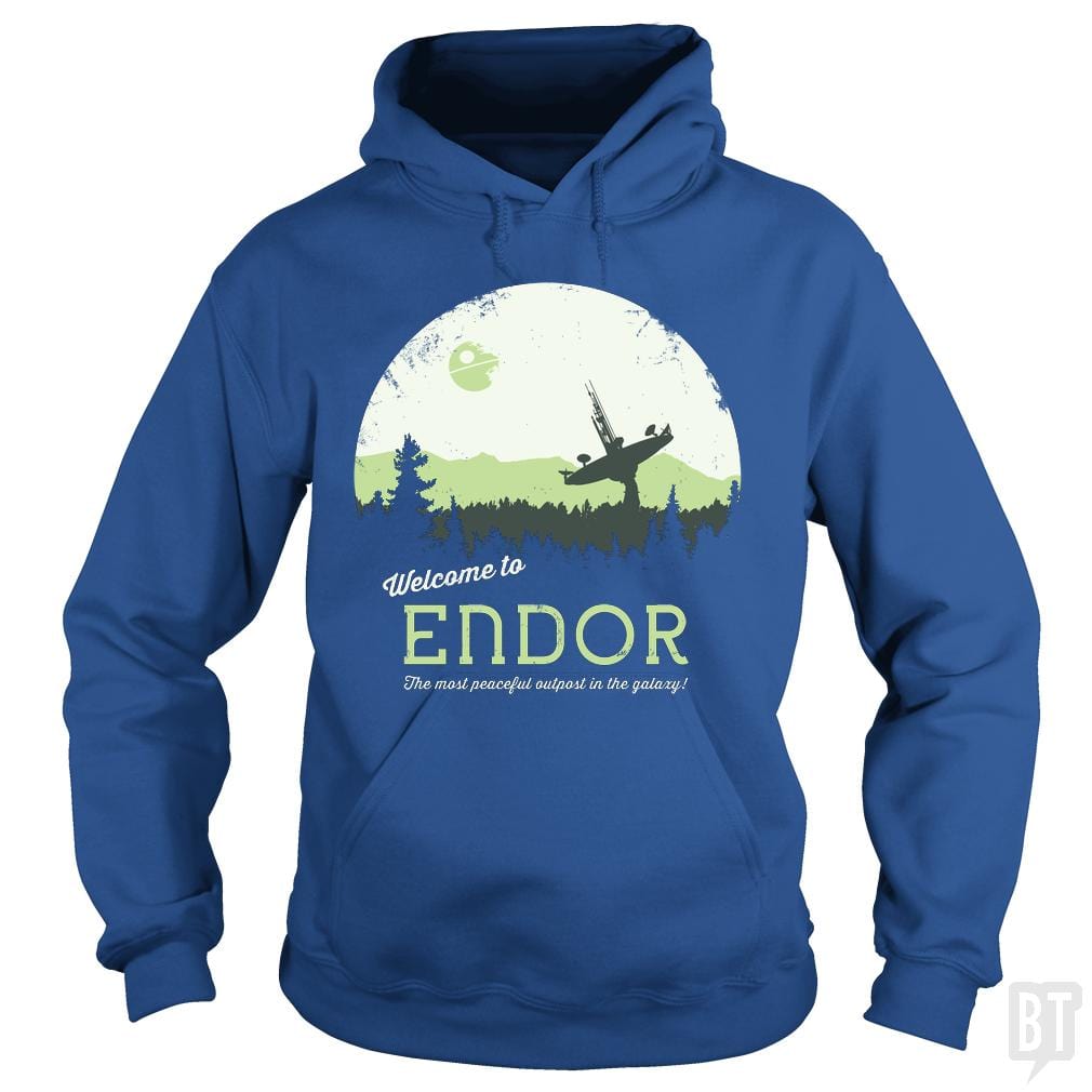 Welcome To Endor - Adult & Kids T-Shirts, Sweatshirts & Hoodies apparel design preview 1