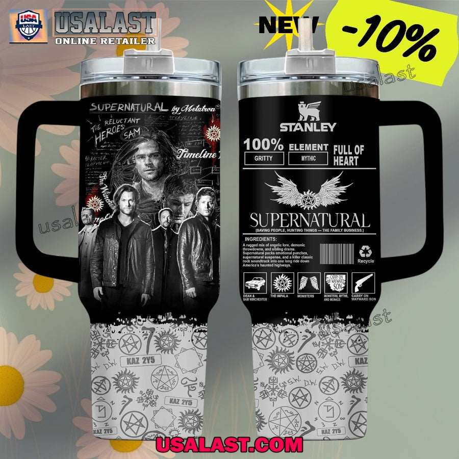 Supernatural Limited Edition 40oz Tumbler - Adult & Kids T-Shirts, Sweatshirts & Hoodies apparel design preview 1