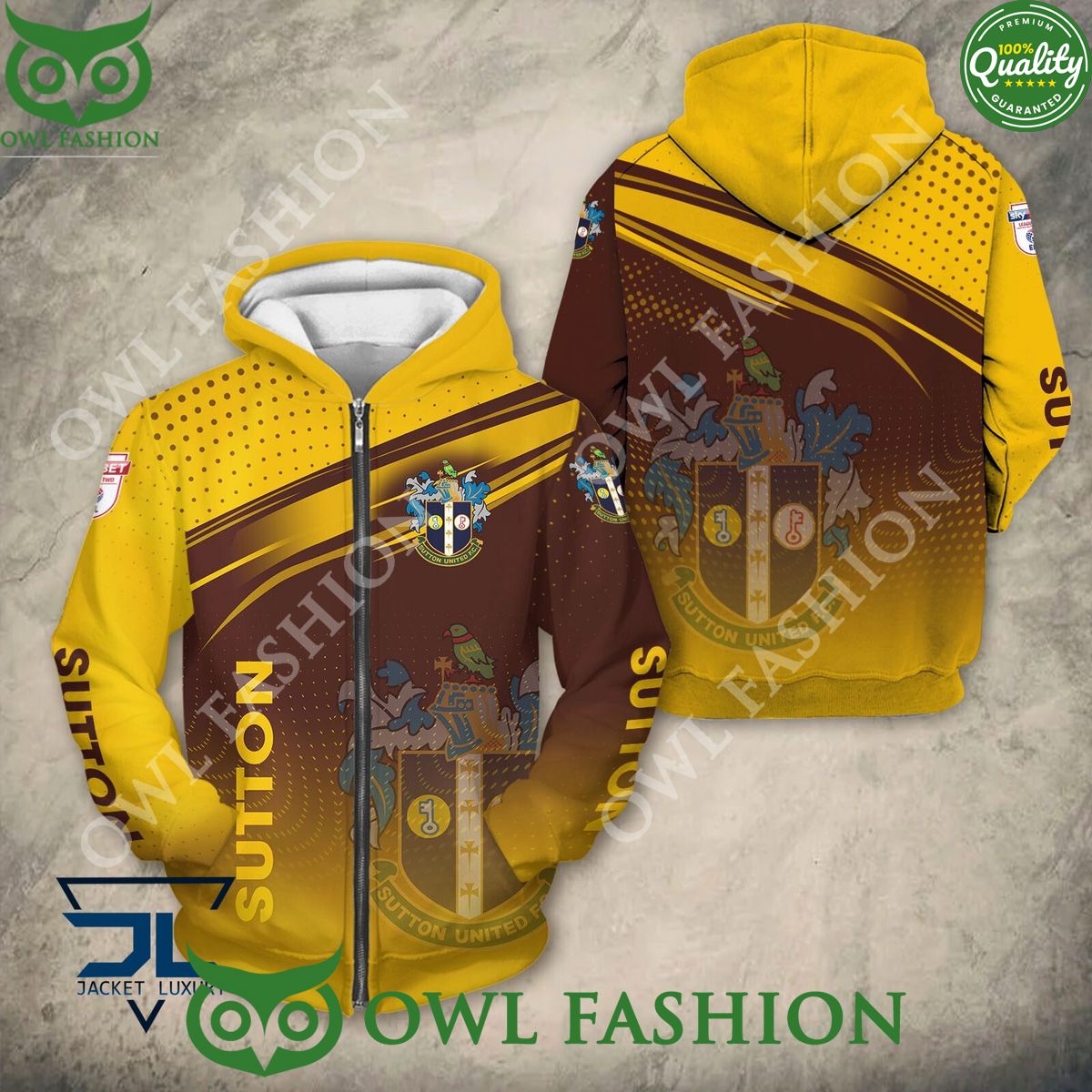 Sutton United EFL League Two - Adult & Kids T-Shirts, Sweatshirts & Hoodies apparel design preview 1