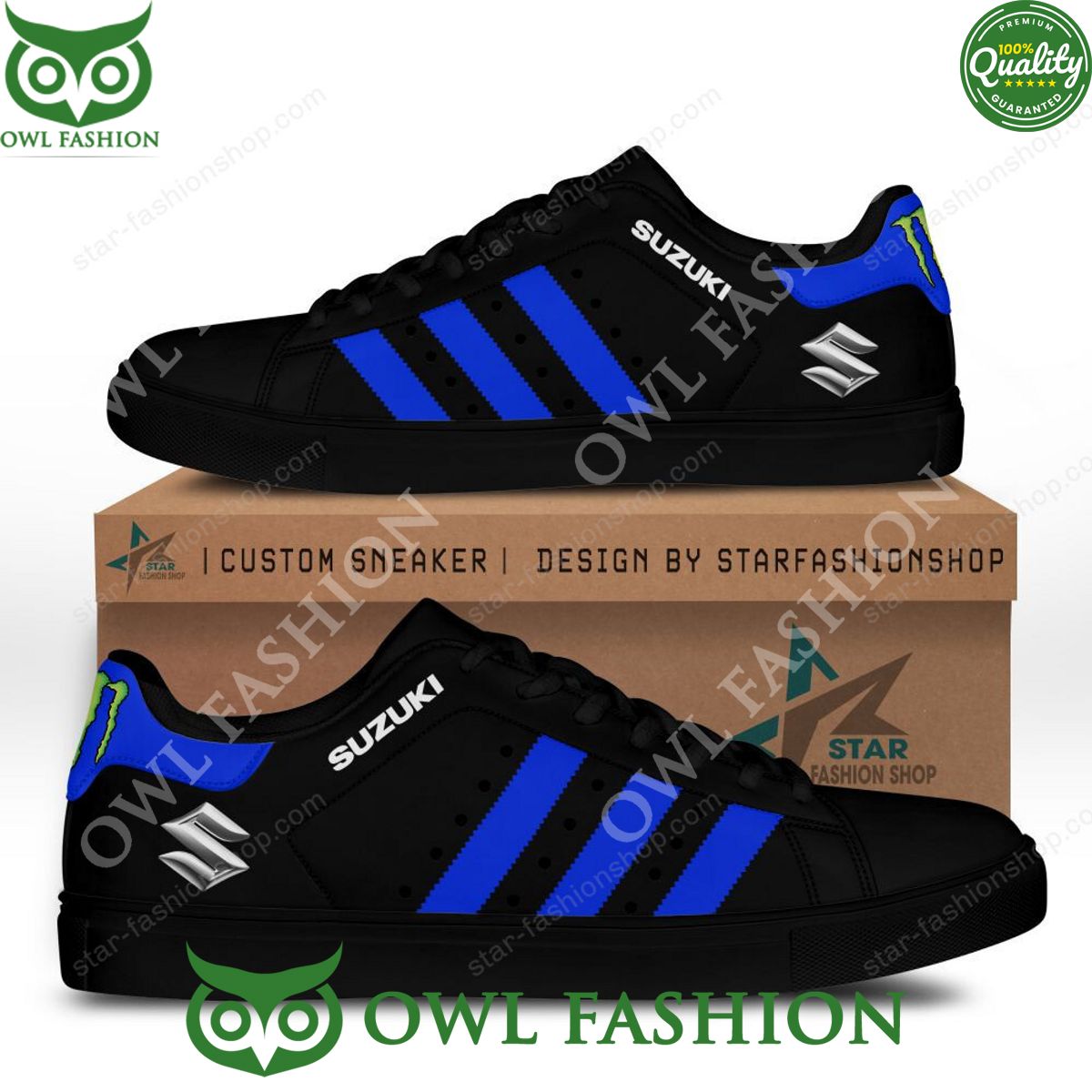 Suzuki Black Stan Smith Shoes Japanese Brand - Adult & Kids T-Shirts, Sweatshirts & Hoodies apparel design preview 1