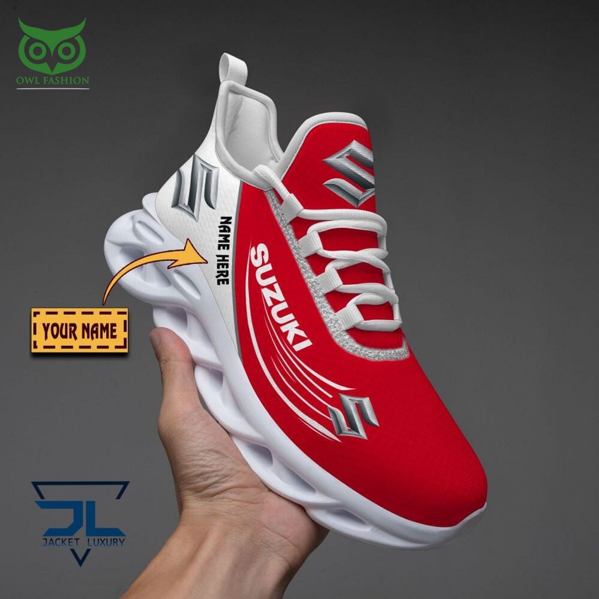 Suzuki Car Brand Personalized Max Soul Sneakers - Adult & Kids T-Shirts, Sweatshirts & Hoodies apparel design preview 1