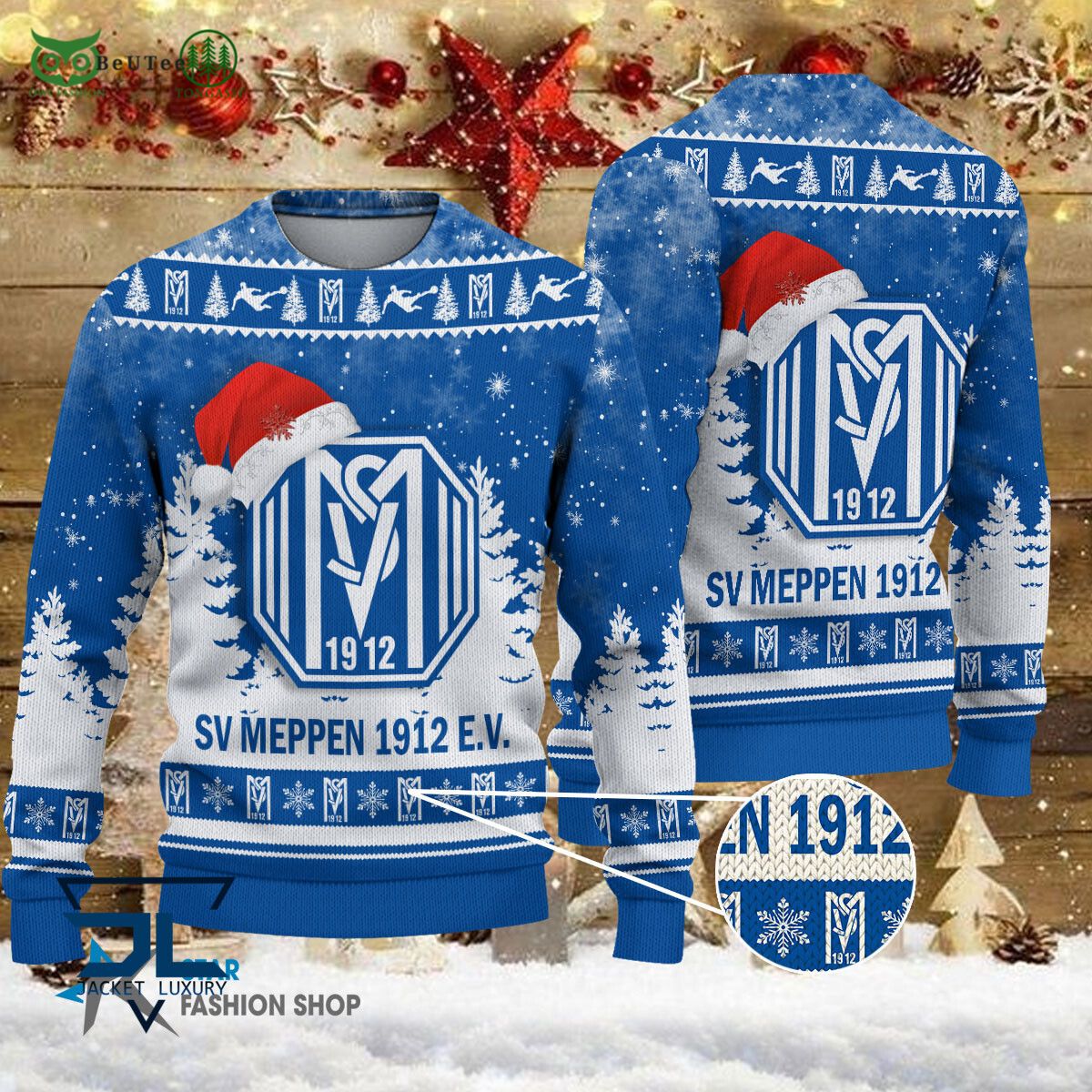 SV Meppen Bundesliga Champions Ugly Sweater - Adult & Kids T-Shirts, Sweatshirts & Hoodies apparel design preview 1