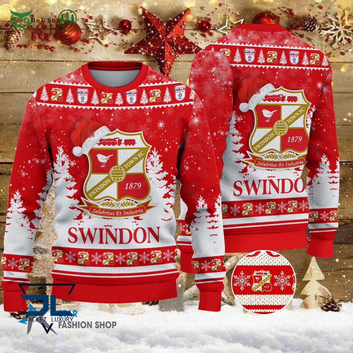 Swindon Town EFL English Football League Champions - Adult & Kids T-Shirts, Sweatshirts & Hoodies apparel design preview 1