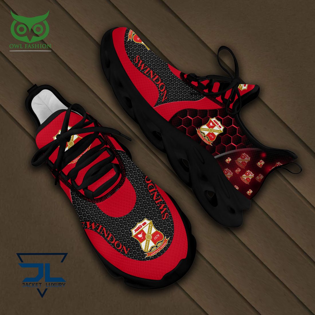 Swindon Town EFL Team Max Soul Sneakers - Adult & Kids T-Shirts, Sweatshirts & Hoodies apparel design preview 1