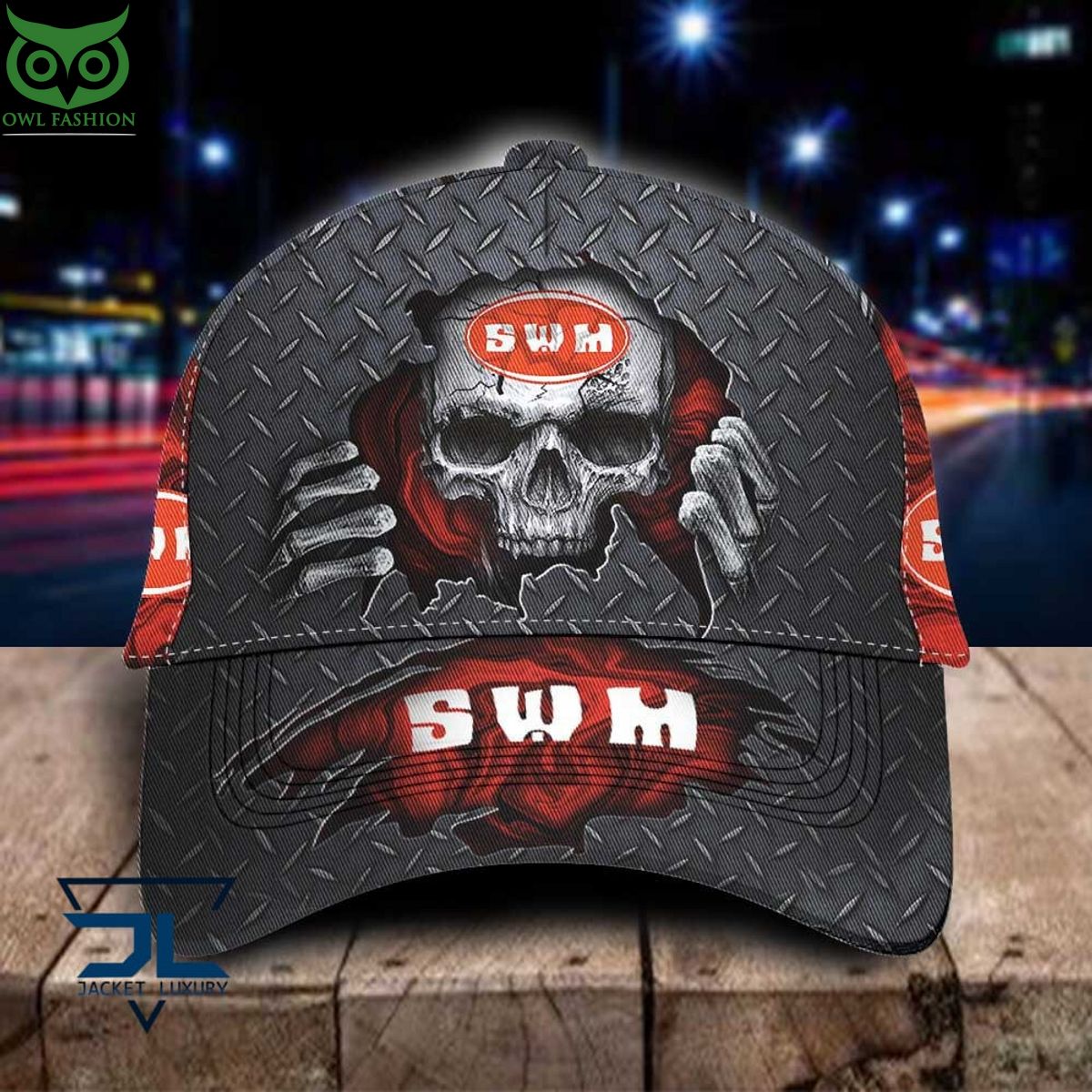 SWM Motorcycles Skull Iron Classic Cap - Adult & Kids T-Shirts, Sweatshirts & Hoodies apparel design preview 1