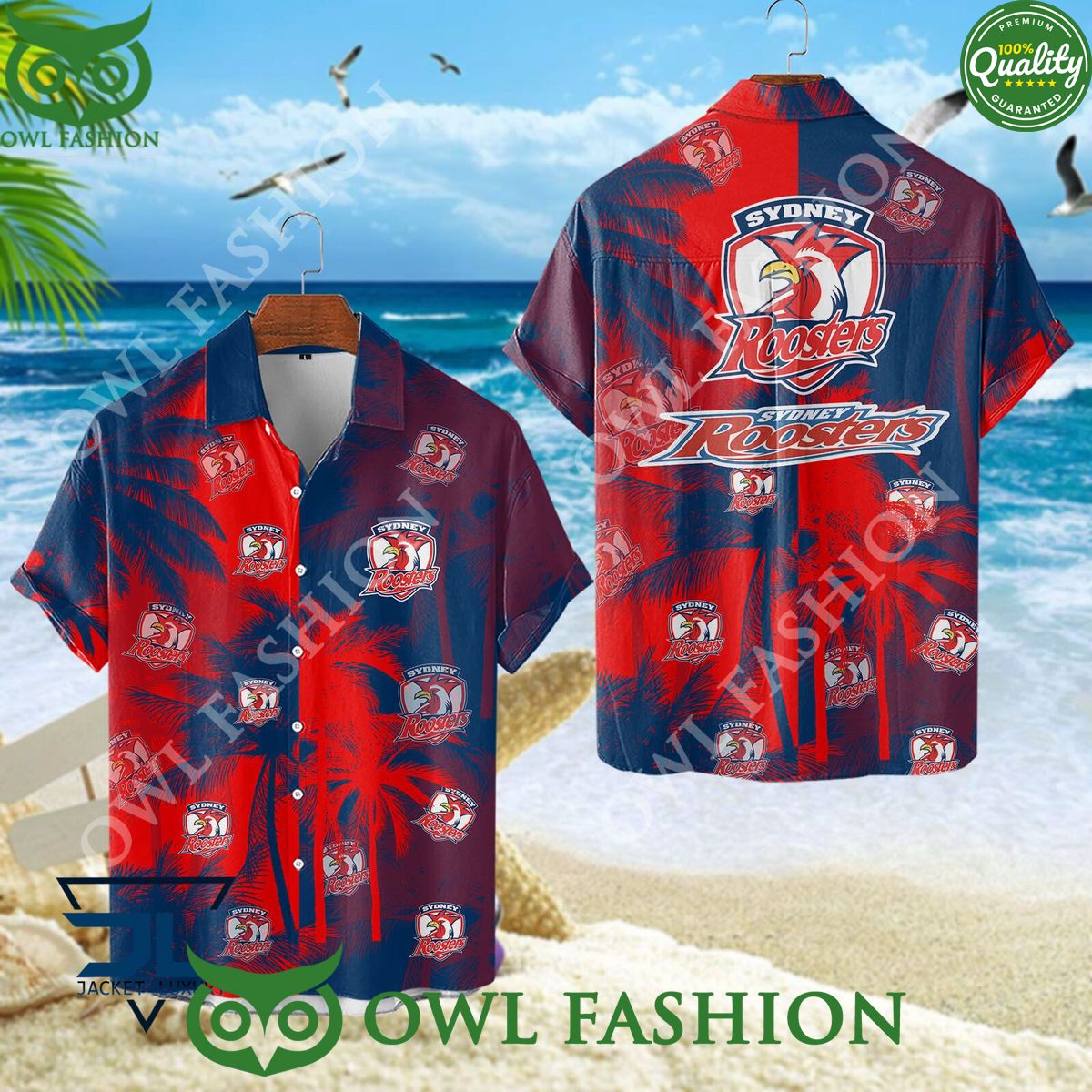 Sydney Roosters NRL Australasia Football Rugby - Adult & Kids T-Shirts, Sweatshirts & Hoodies apparel design preview 1