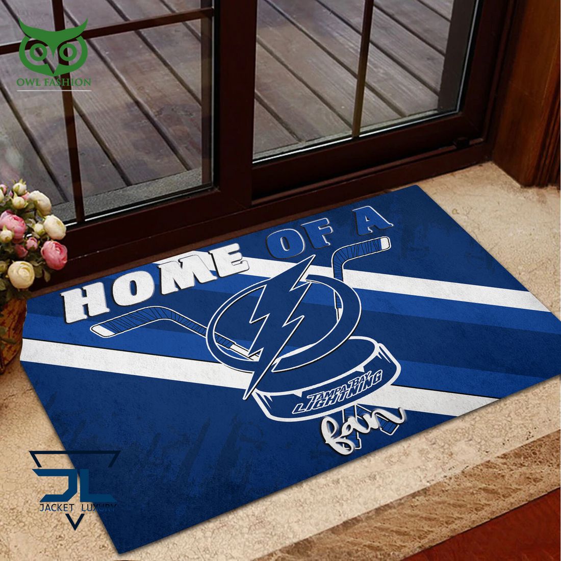 Tampa Bay Lightning NHL Team Doormat - Adult & Kids T-Shirts, Sweatshirts & Hoodies apparel design preview 1