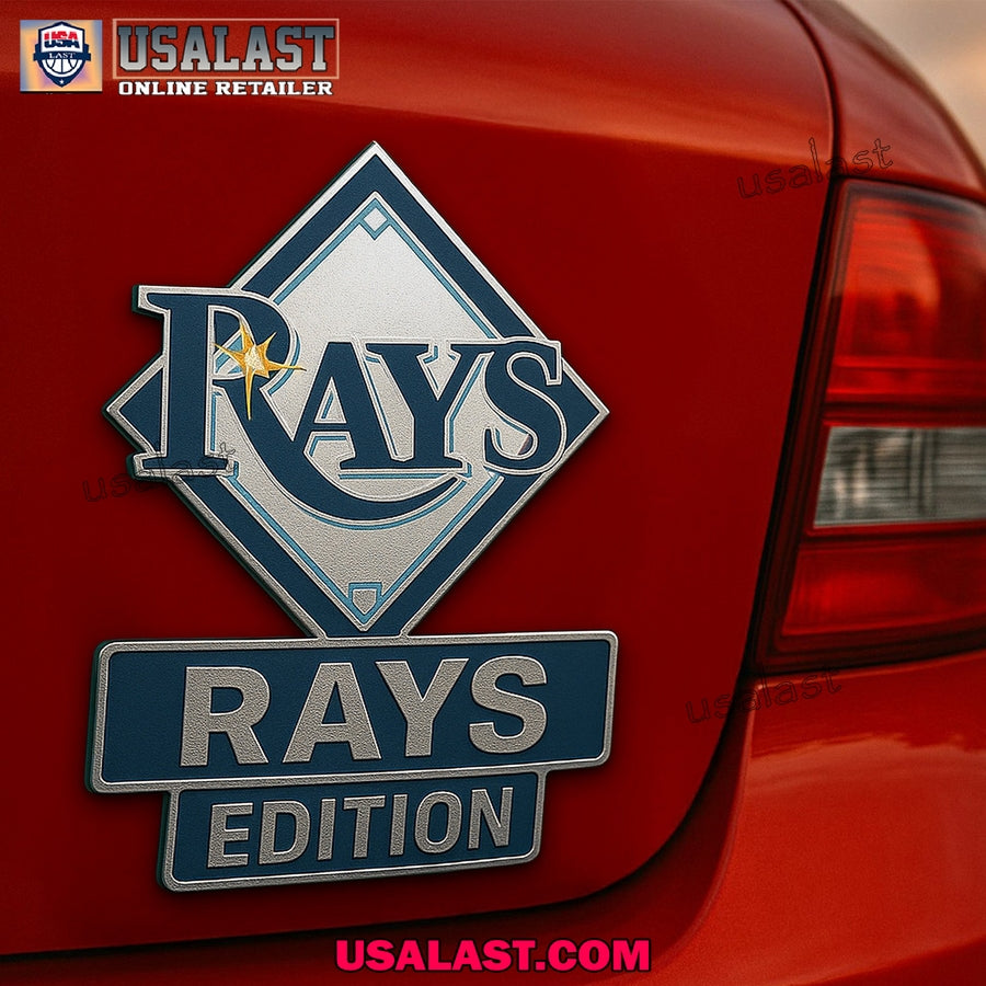 Tampa Bay Rays Premium Car Emblem Custom 3D Badge - Adult & Kids T-Shirts, Sweatshirts & Hoodies apparel design preview 1