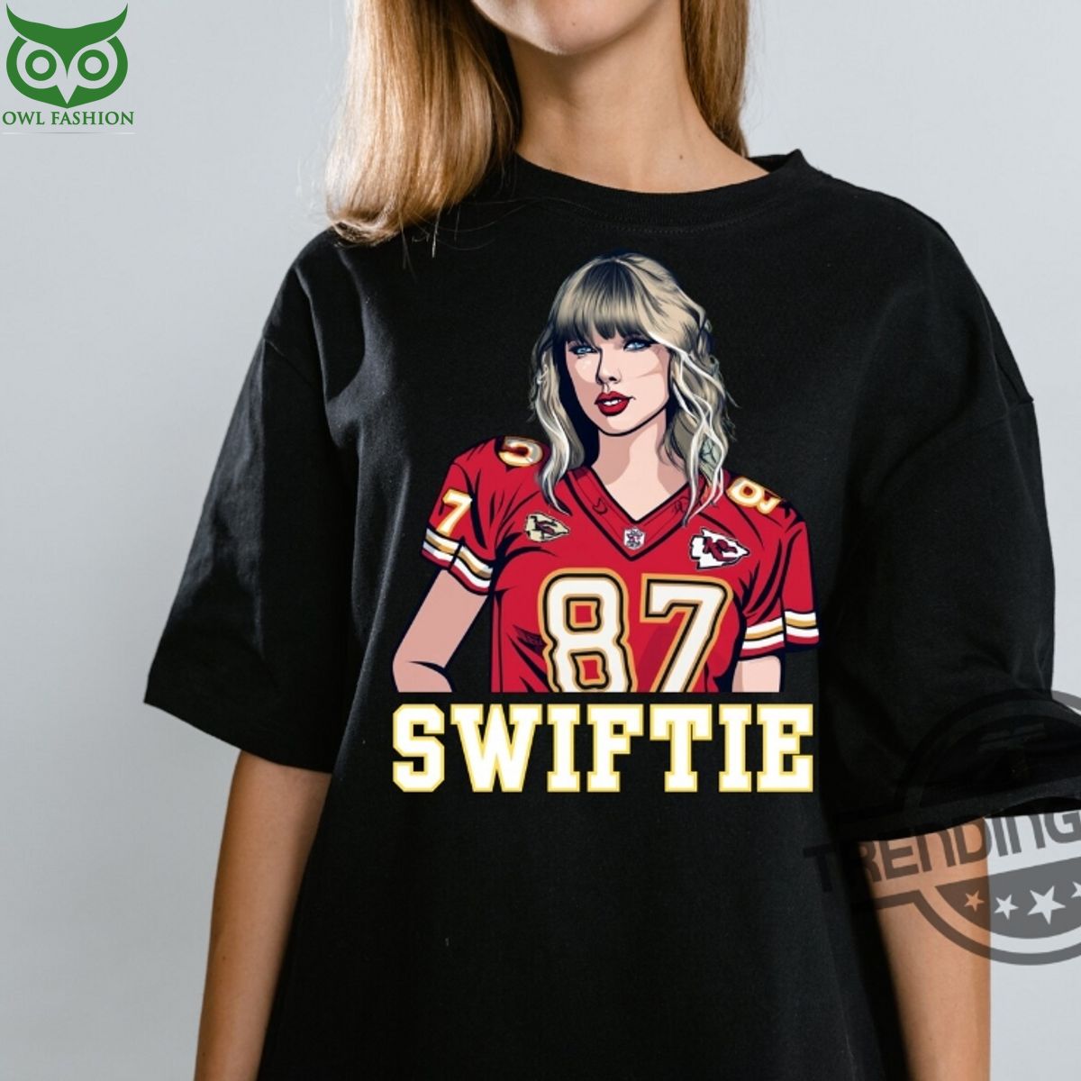 Taylors Boyfriend Swiftie Travis Kelce Kansas City - Adult & Kids T-Shirts, Sweatshirts & Hoodies apparel design preview 1