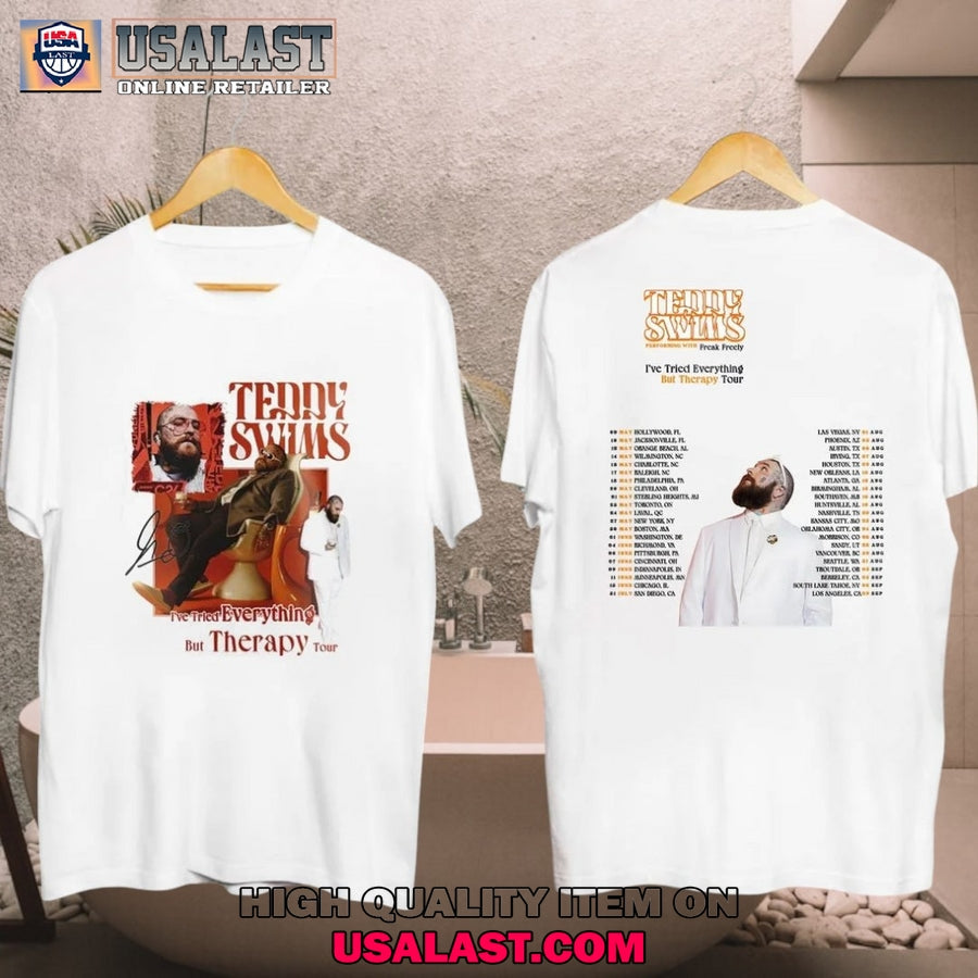 Teddy Swims I've Tried Everything But Therapy Tour - Adult & Kids T-Shirts, Sweatshirts & Hoodies apparel design preview 1