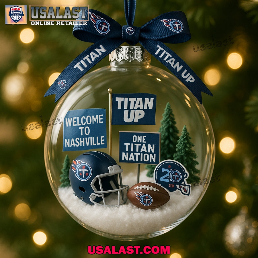 Tennessee Titans Commemorative Christmas Ornament - Adult & Kids T-Shirts, Sweatshirts & Hoodies apparel design preview 1