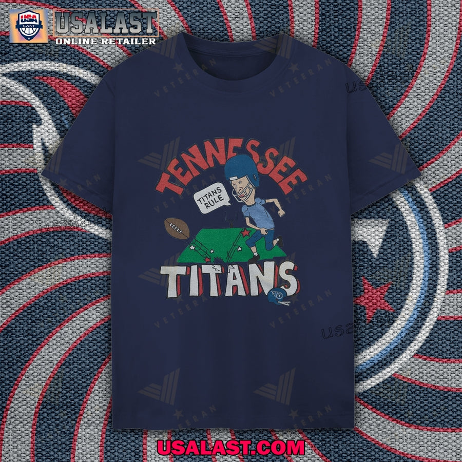 Tennessee Titans x Beavis and Butthead Apparel - Adult & Kids T-Shirts, Sweatshirts & Hoodies apparel design preview 1