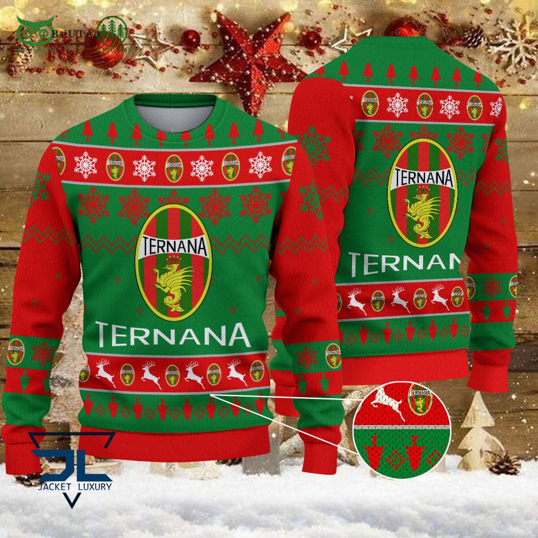 Ternana Calcio Team Football Lega Serie A Ugly - Adult & Kids T-Shirts, Sweatshirts & Hoodies apparel design preview 1