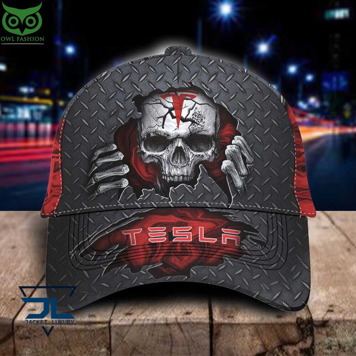 Tesla Skull Iron Classic Cap - Adult & Kids T-Shirts, Sweatshirts & Hoodies apparel design preview 1