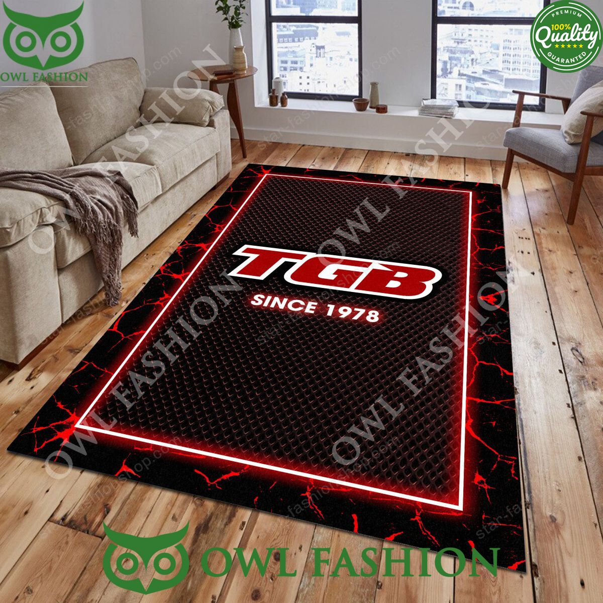 TGB Motorcycles Brand Lighting Rug Carpet - Adult & Kids T-Shirts, Sweatshirts & Hoodies apparel design preview 1