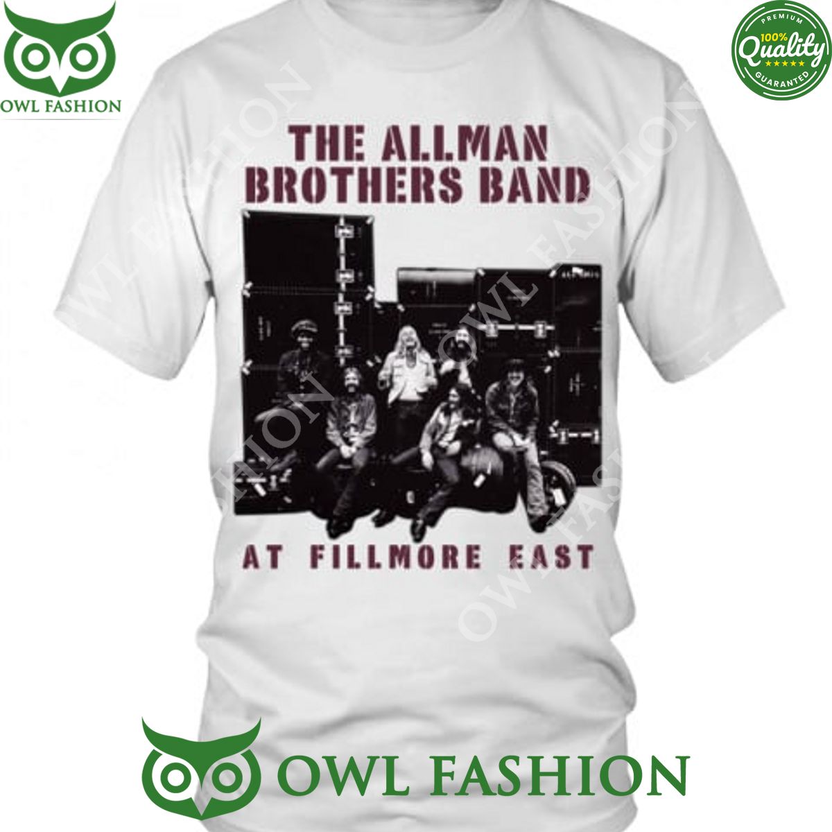 The Allman Brothers Rock Band At fillmore east - Adult & Kids T-Shirts, Sweatshirts & Hoodies apparel design preview 1