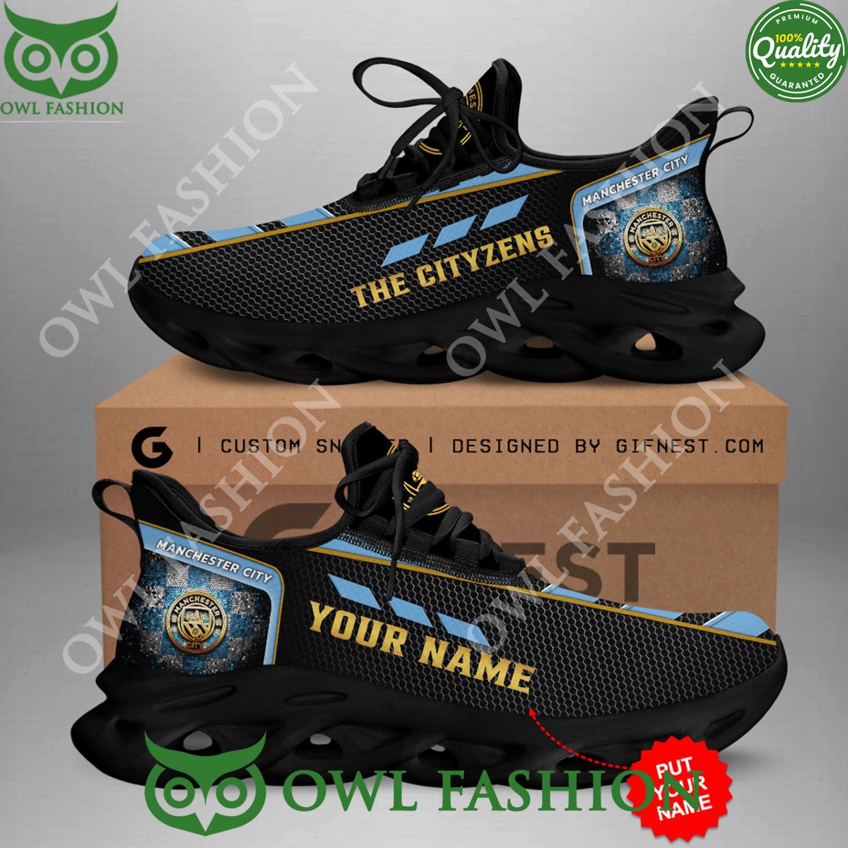 The Citizens Manchester City Customized Black Max - Adult & Kids T-Shirts, Sweatshirts & Hoodies apparel design preview 1