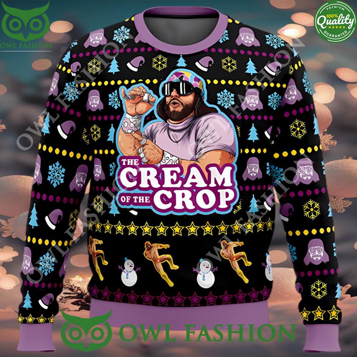 The Cream Of Crop Ugly Christmas Sweater - Adult & Kids T-Shirts, Sweatshirts & Hoodies apparel design preview 1