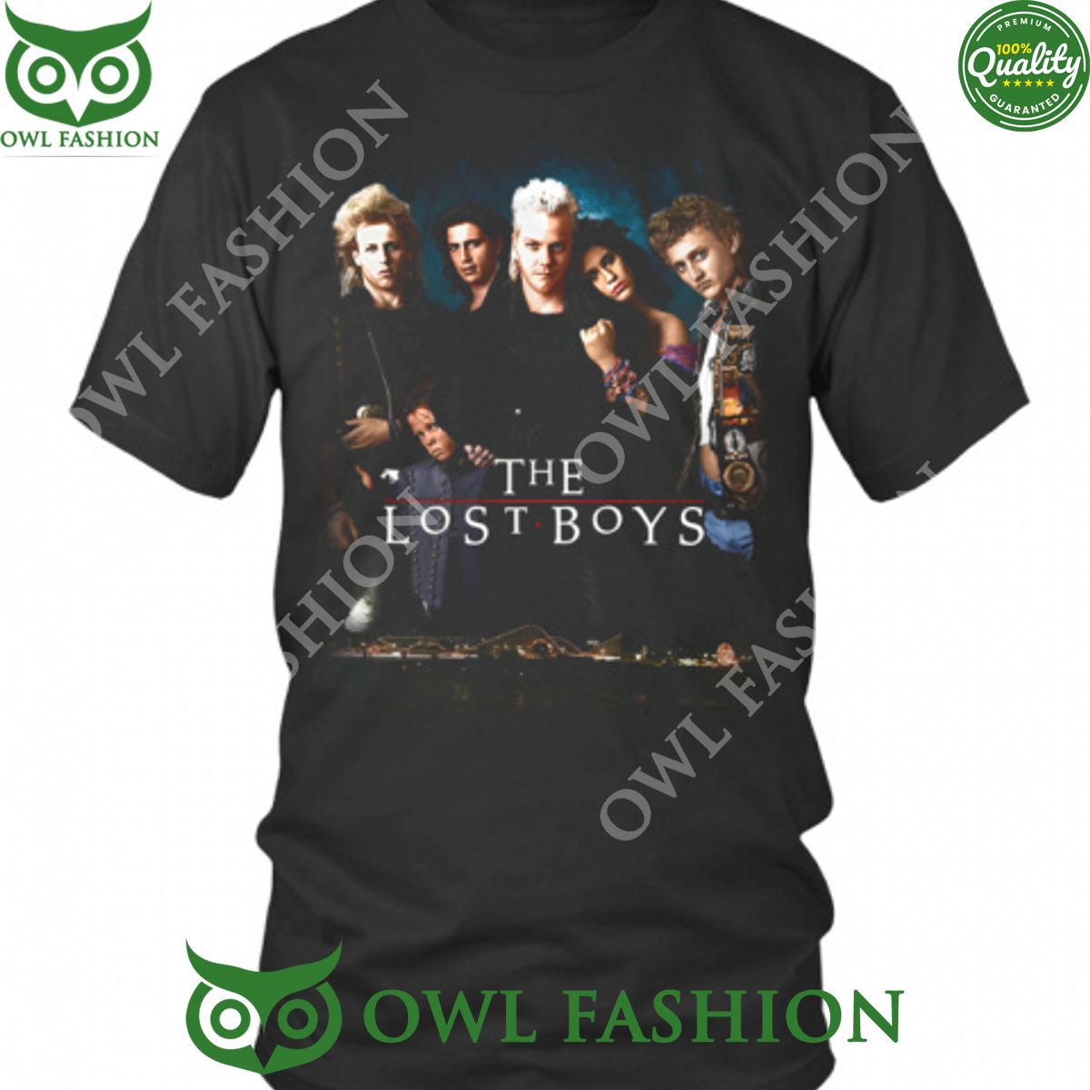 The Lost Boys moves to small town in California Film - Adult & Kids T-Shirts, Sweatshirts & Hoodies apparel design preview 1