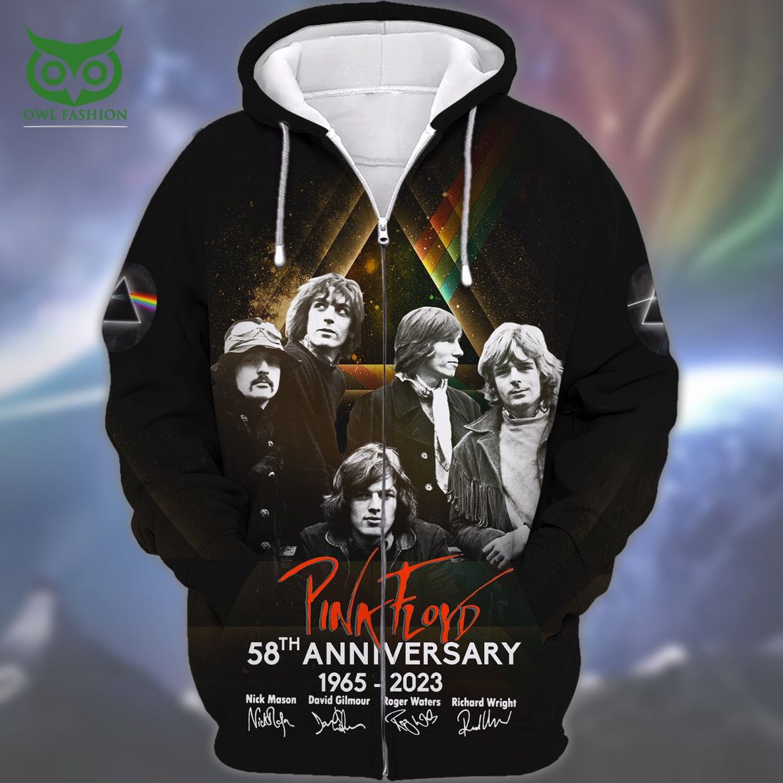 The Memories Pink Floy 58th anniversary Black 3D - Adult & Kids T-Shirts, Sweatshirts & Hoodies apparel design preview 1