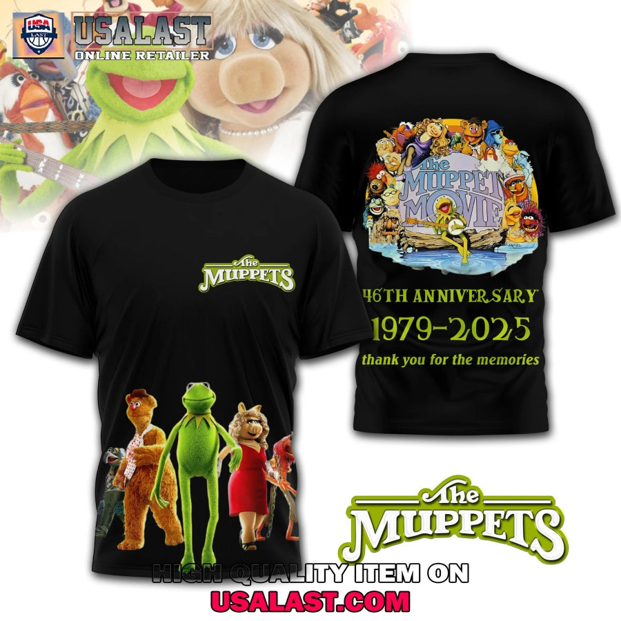 The Muppets Movie 46th Anniversary 3D - Adult & Kids T-Shirts, Sweatshirts & Hoodies apparel design preview 1