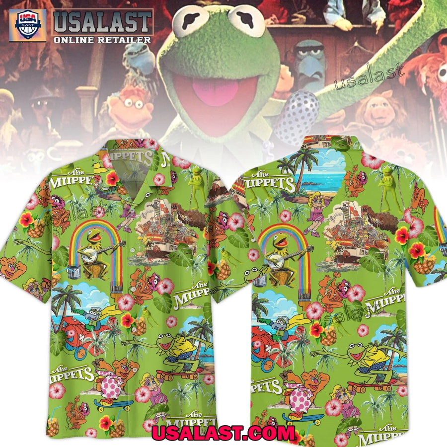 The Muppets Tropical Short Sleeve Button - Adult & Kids T-Shirts, Sweatshirts & Hoodies apparel design preview 1