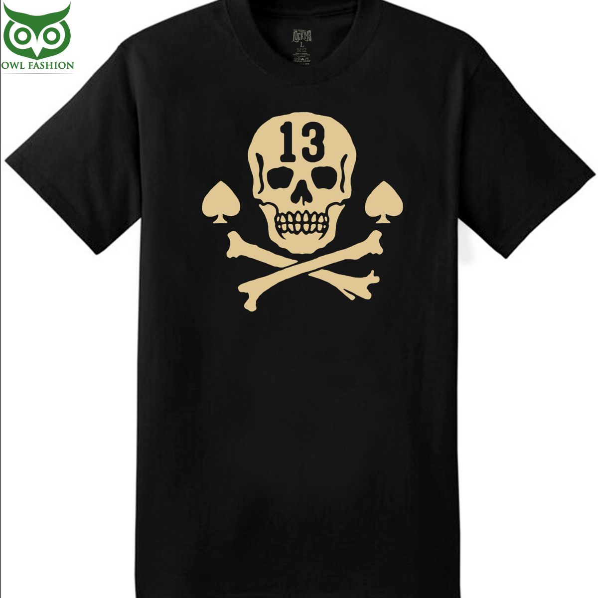 The pirate skull men lucky 13 - Adult & Kids T-Shirts, Sweatshirts & Hoodies apparel design preview 1