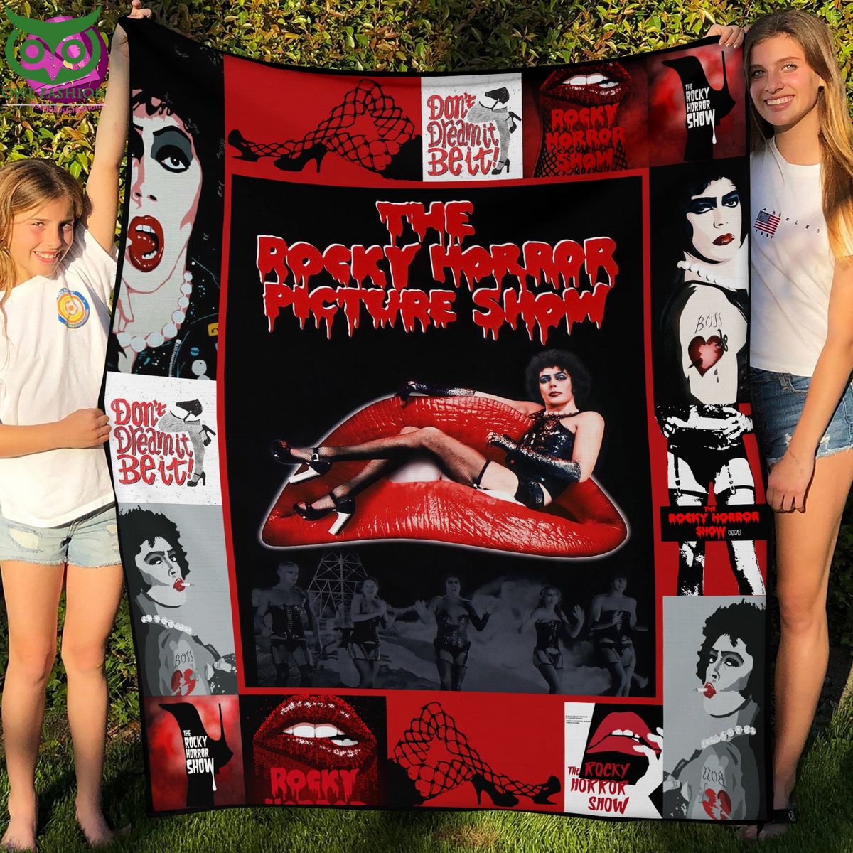 The Rocky Horror Picture Show Halloween Blanket - Adult & Kids T-Shirts, Sweatshirts & Hoodies apparel design preview 1