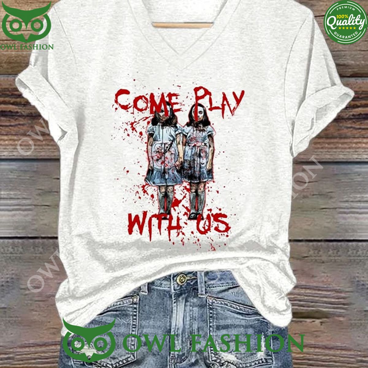 The shining come and play with us 2d limited - Adult & Kids T-Shirts, Sweatshirts & Hoodies apparel design preview 1