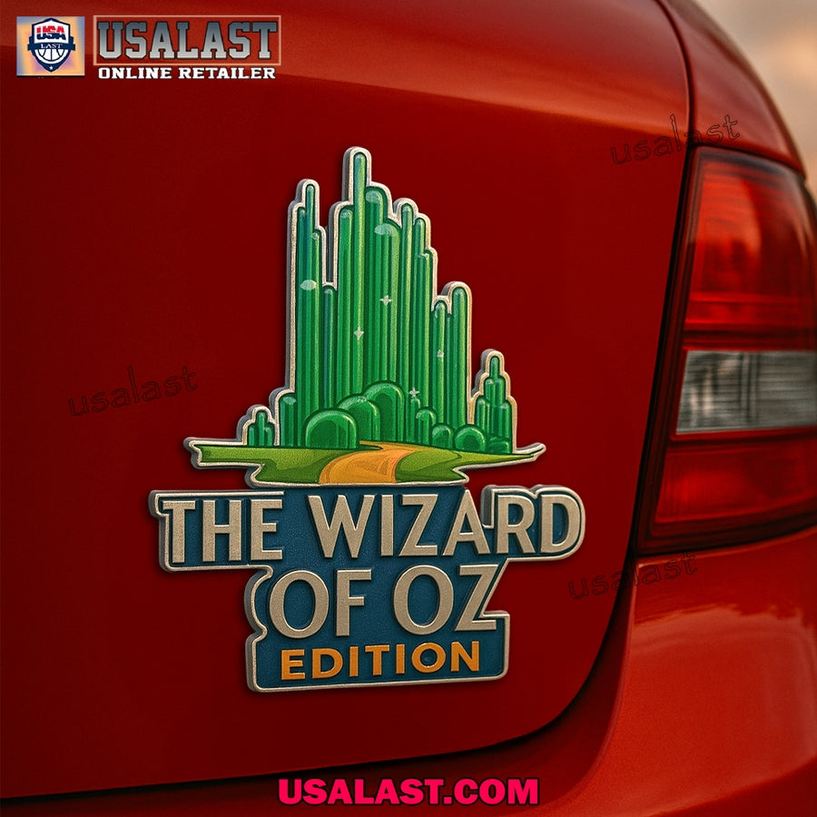 The Wizard Of Oz Edition Car Emblem Custom 3D Badge - Adult & Kids T-Shirts, Sweatshirts & Hoodies apparel design preview 1