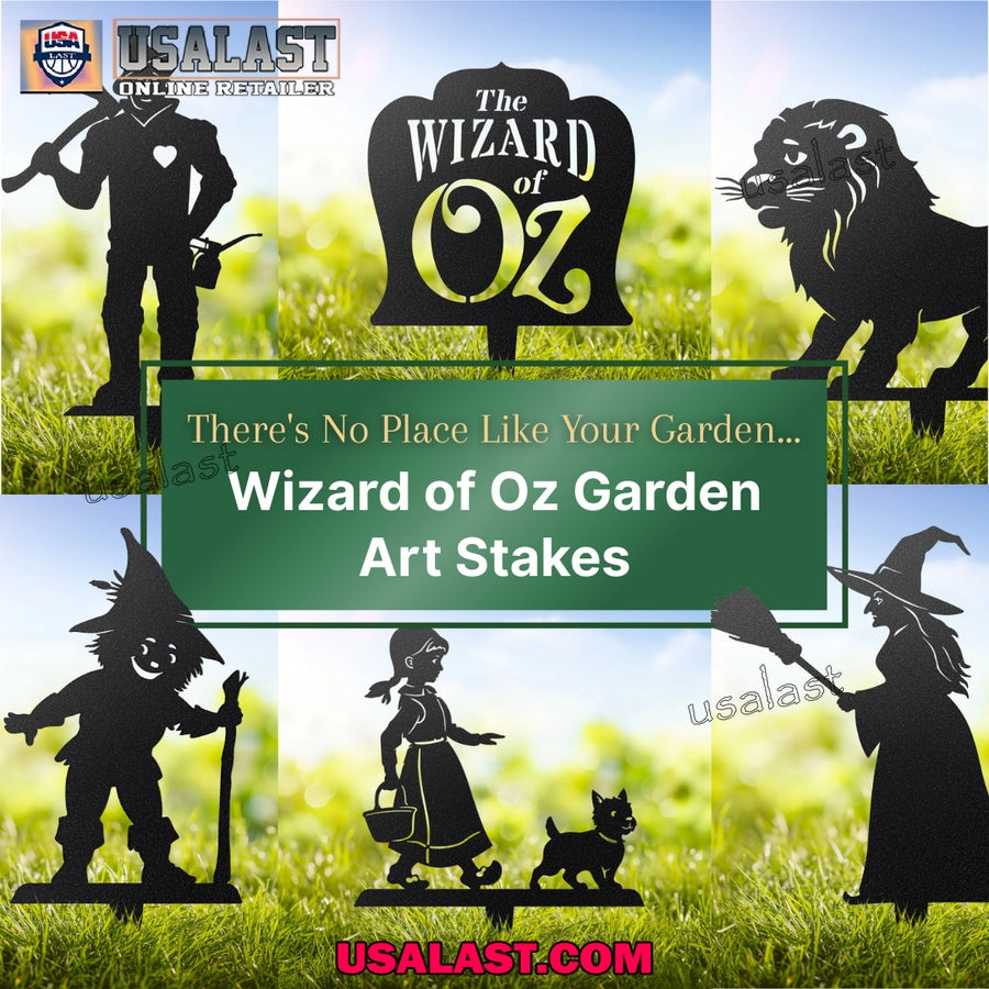 The Wonderful Wizard of Oz Metal Yard Sign, Garden - Adult & Kids T-Shirts, Sweatshirts & Hoodies apparel design preview 1