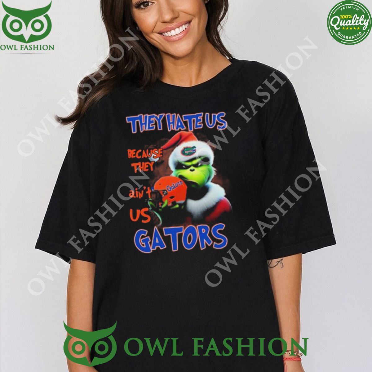 They Hate Us Because Ain't Florida Gators Santa - Adult & Kids T-Shirts, Sweatshirts & Hoodies apparel design preview 1