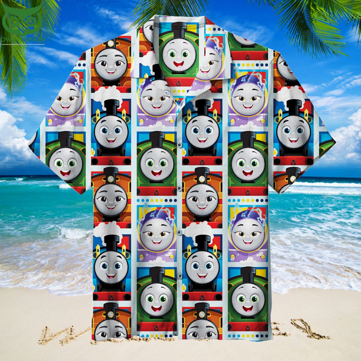 Thomas Friends Colorful Unisex Hawaiian - Adult & Kids T-Shirts, Sweatshirts & Hoodies apparel design preview 1