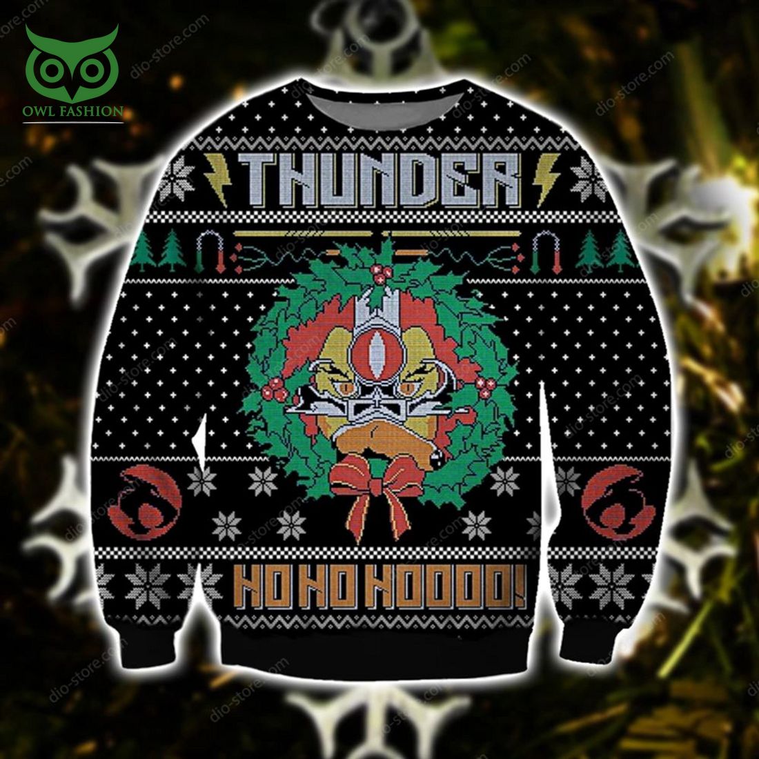 Thunder Ho Knitting Pattern 3d Print Ugly Christmas - Adult & Kids T-Shirts, Sweatshirts & Hoodies apparel design preview 1