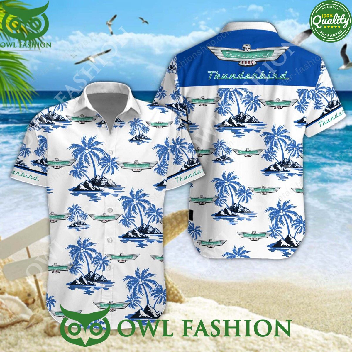 Thunderbird Motor Corporation Limited 2024 Hawaiian - Adult & Kids T-Shirts, Sweatshirts & Hoodies apparel design preview 1