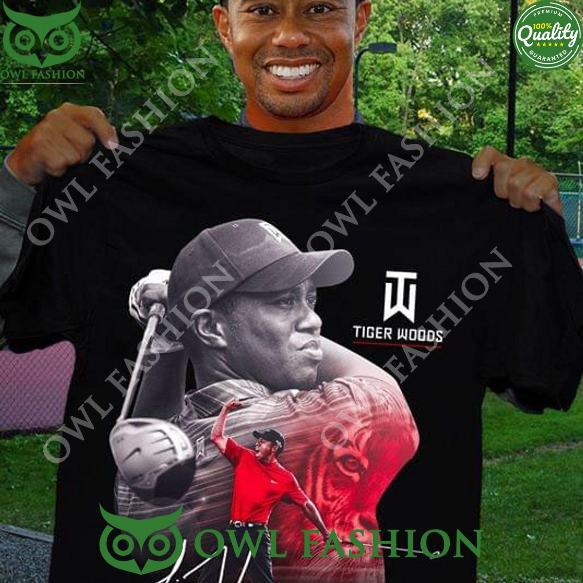 Tiger Woods Athletes Golf legend of all time - Adult & Kids T-Shirts, Sweatshirts & Hoodies apparel design preview 1