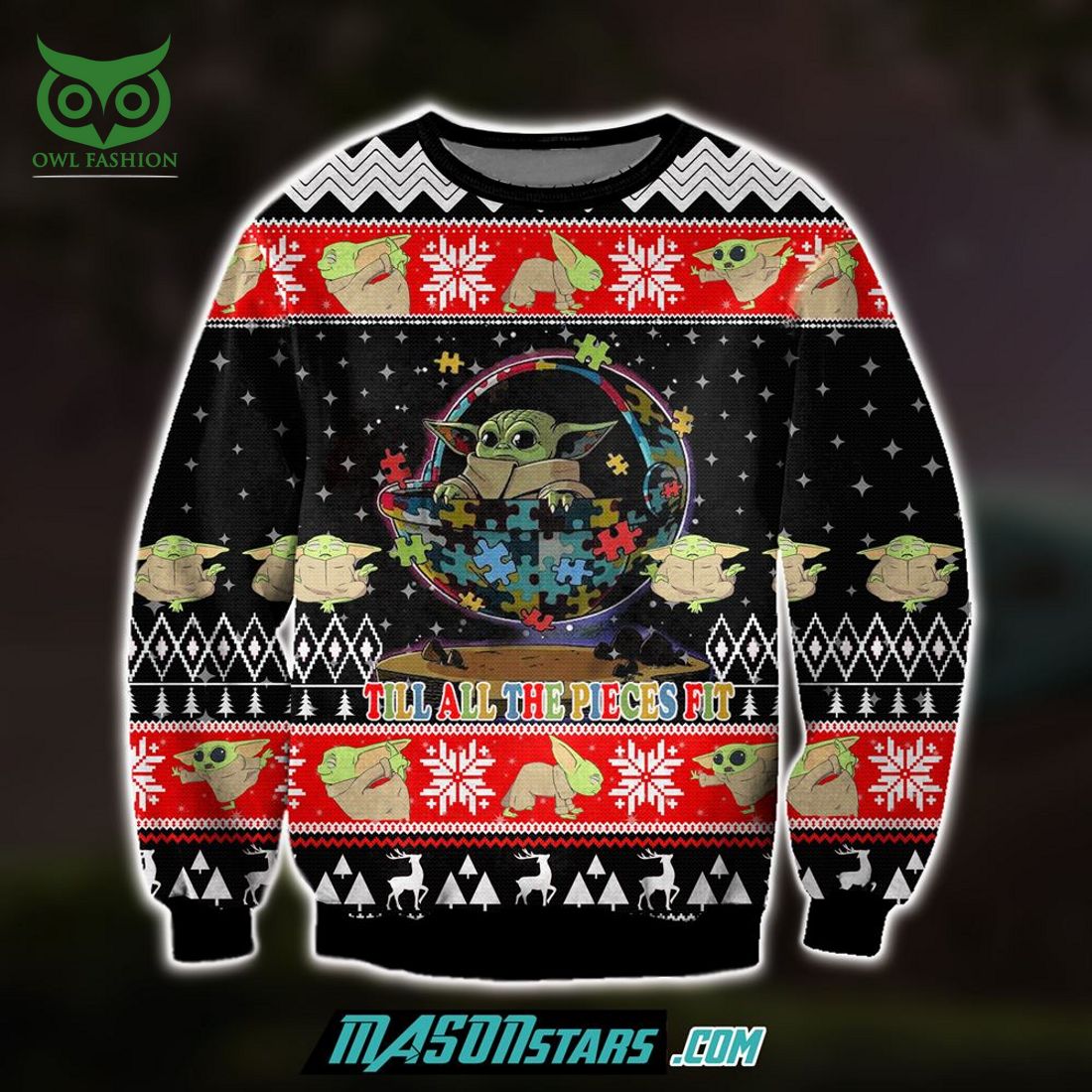 Till All The Pieces Fit 3d Print Ugly Christmas - Adult & Kids T-Shirts, Sweatshirts & Hoodies apparel design preview 1