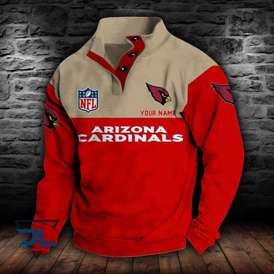 Arizonna Cardinals Custom Stand Collar - Adult & Kids T-Shirts, Sweatshirts & Hoodies apparel design preview 1